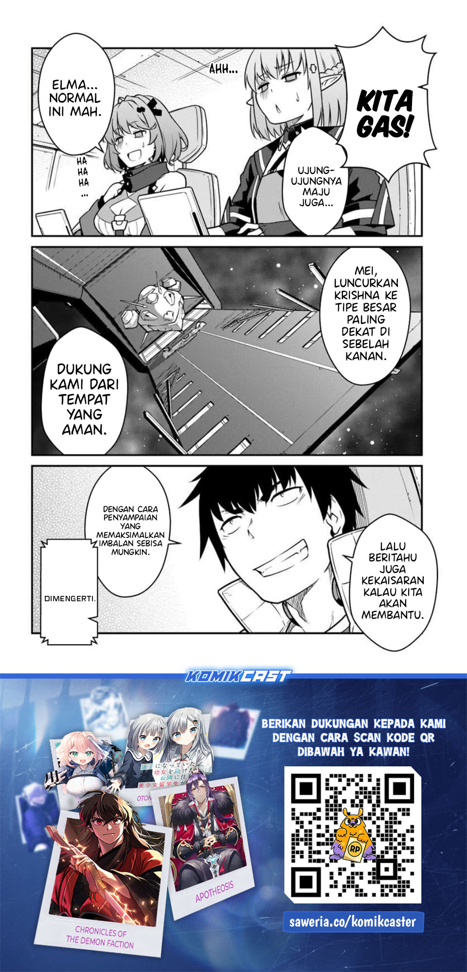 Mezametara Saikyou Soubi to Uchuusen-mochi datta no de, Ikkodate Mezashite Youhei Toshite Jiyuu ni Ikitai Chapter 51.1 fix Gambar 17